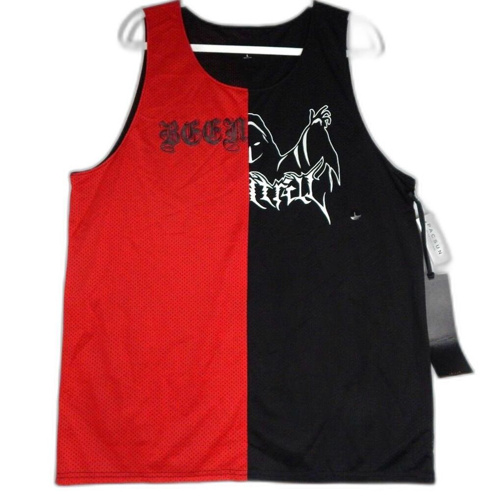 NWT Been Trill Grim Reaper Basketball Jersey Streetwear Colorblock Athleisure
